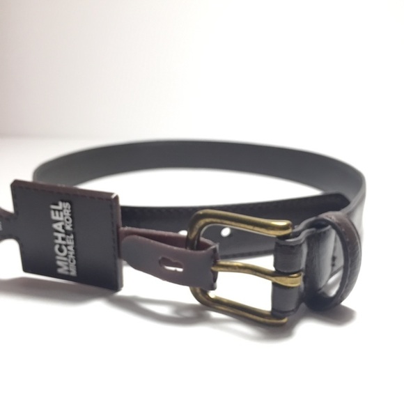 MICHAEL KORS BROWN BELT GOLD BUCKLE - Picture 9 of 9